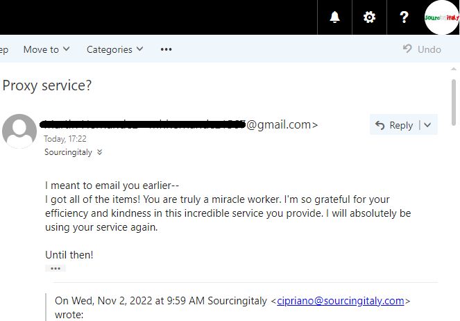SourcingItaly Feedback Opinions Testimonials SourcingItaly Feedback Opinions Testimonials