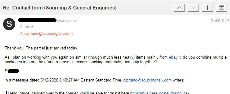SourcingItaly Feedback Opinions Testimonials SourcingItaly Feedback Opinions Testimonials