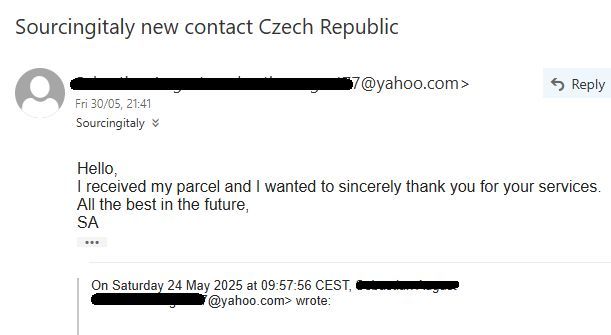 SourcingItaly Feedback Opinions Testimonials SourcingItaly Feedback Opinions Testimonials