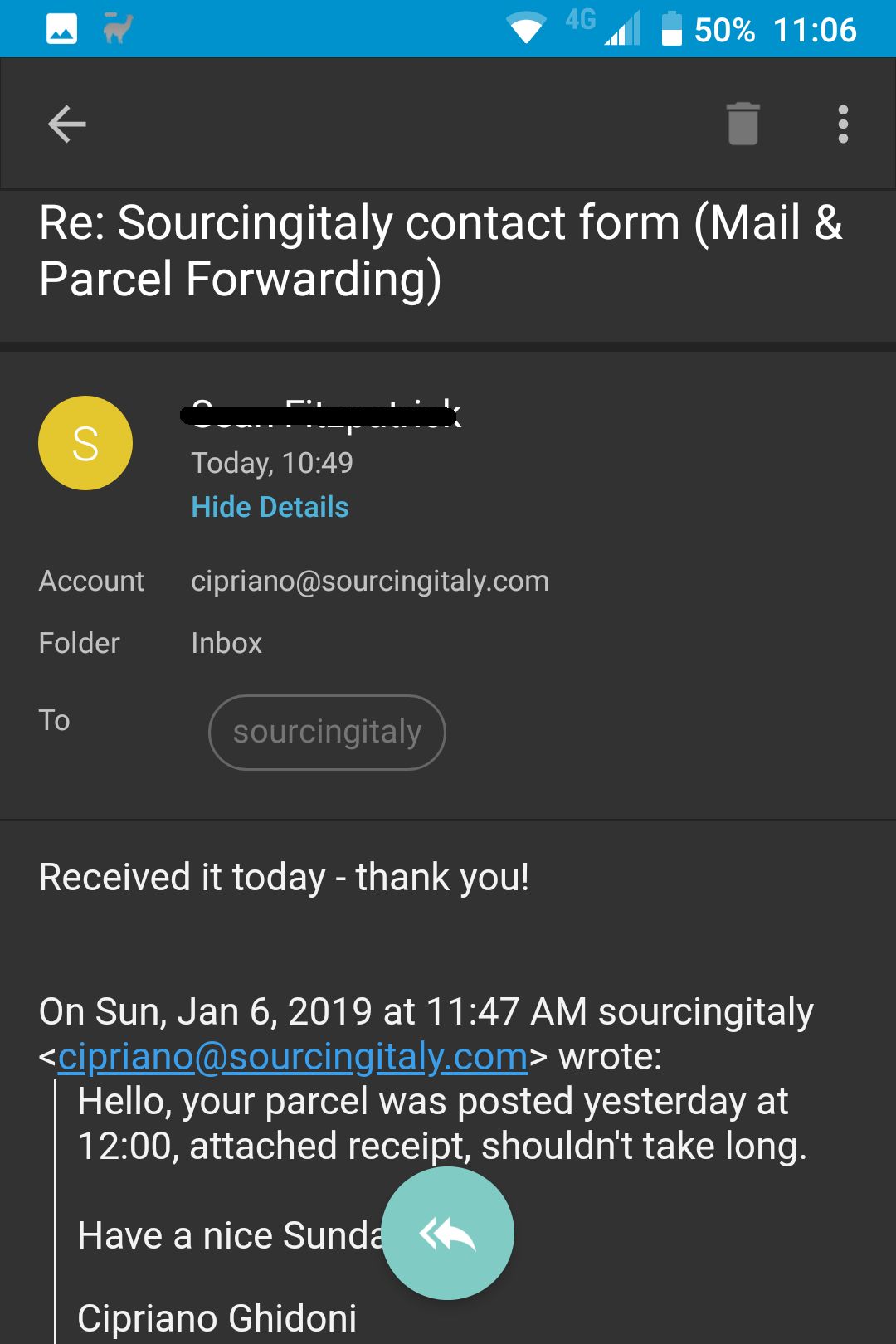 SourcingItaly Feedback Opinions Testimonials SourcingItaly Feedback Opinions Testimonials