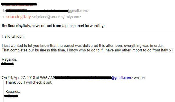 SourcingItaly Feedback Opinions Testimonials SourcingItaly Feedback Opinions Testimonials