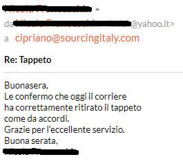 SourcingItaly Feedback Opinions Testimonials SourcingItaly Feedback Opinions Testimonials