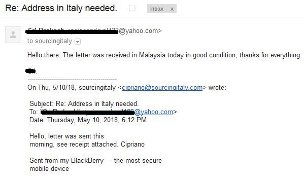 SourcingItaly Feedback Opinions Testimonials SourcingItaly Feedback Opinions Testimonials