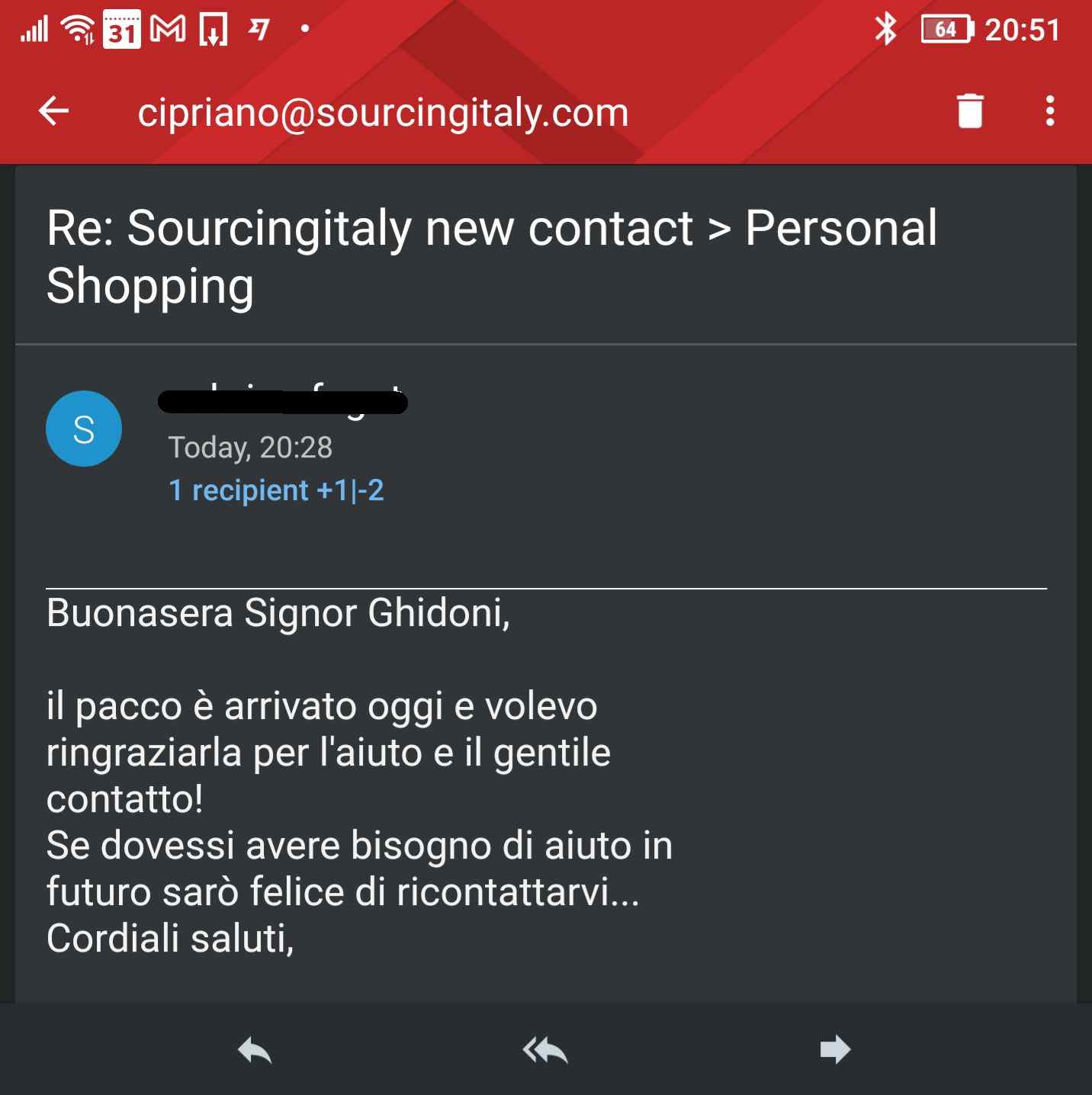 SourcingItaly Feedback Opinions Testimonials SourcingItaly Feedback Opinions Testimonials