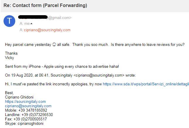 SourcingItaly Feedback Opinions Testimonials SourcingItaly Feedback Opinions Testimonials