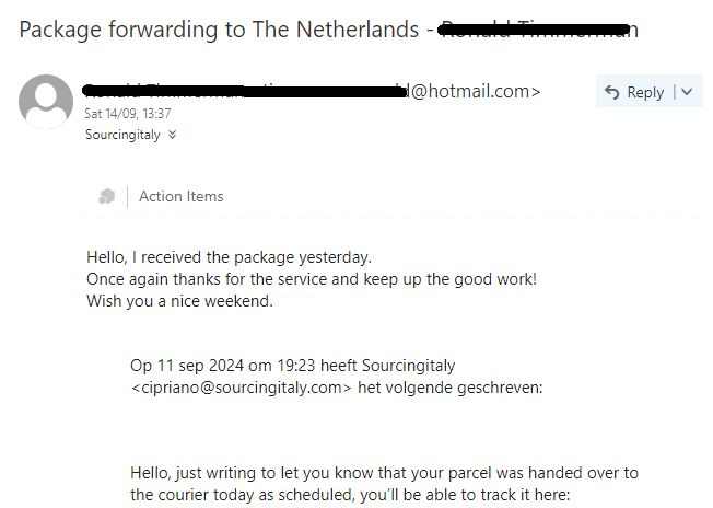 SourcingItaly Feedback Opinions Testimonials SourcingItaly Feedback Opinions Testimonials