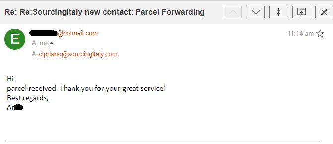 SourcingItaly Feedback Opinions Testimonials SourcingItaly Feedback Opinions Testimonials