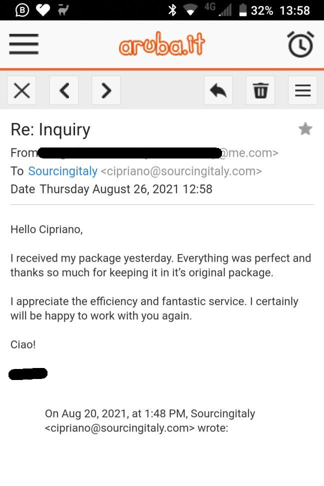 SourcingItaly Feedback Opinions Testimonials SourcingItaly Feedback Opinions Testimonials