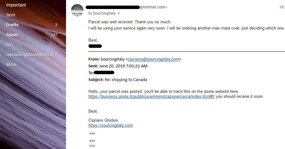 SourcingItaly Feedback Opinions Testimonials SourcingItaly Feedback Opinions Testimonials