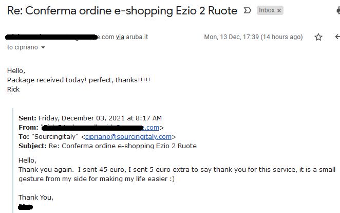SourcingItaly Feedback Opinions Testimonials SourcingItaly Feedback Opinions Testimonials