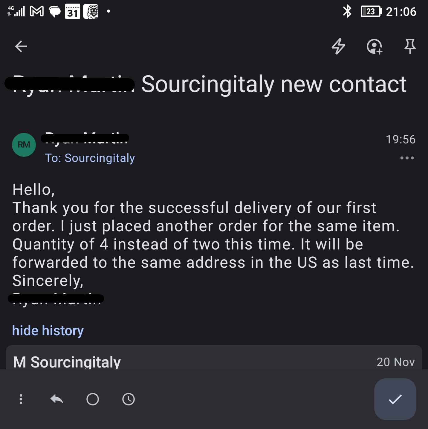 SourcingItaly Feedback Opinions Testimonials SourcingItaly Feedback Opinions Testimonials
