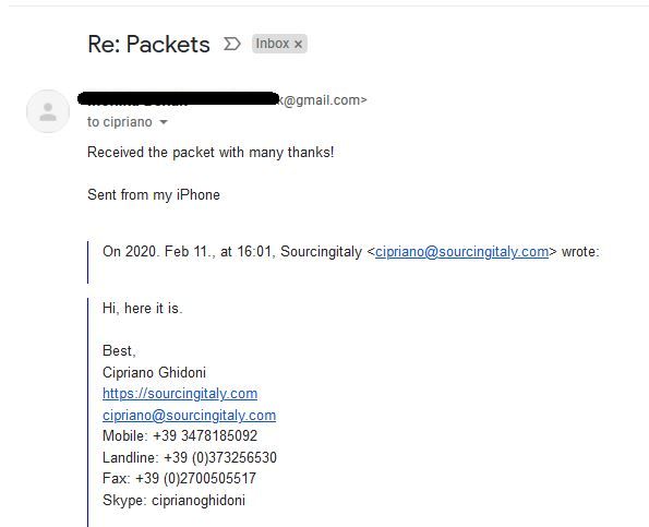SourcingItaly Feedback Opinions Testimonials SourcingItaly Feedback Opinions Testimonials