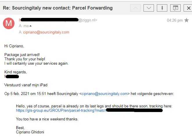 SourcingItaly Feedback Opinions Testimonials SourcingItaly Feedback Opinions Testimonials