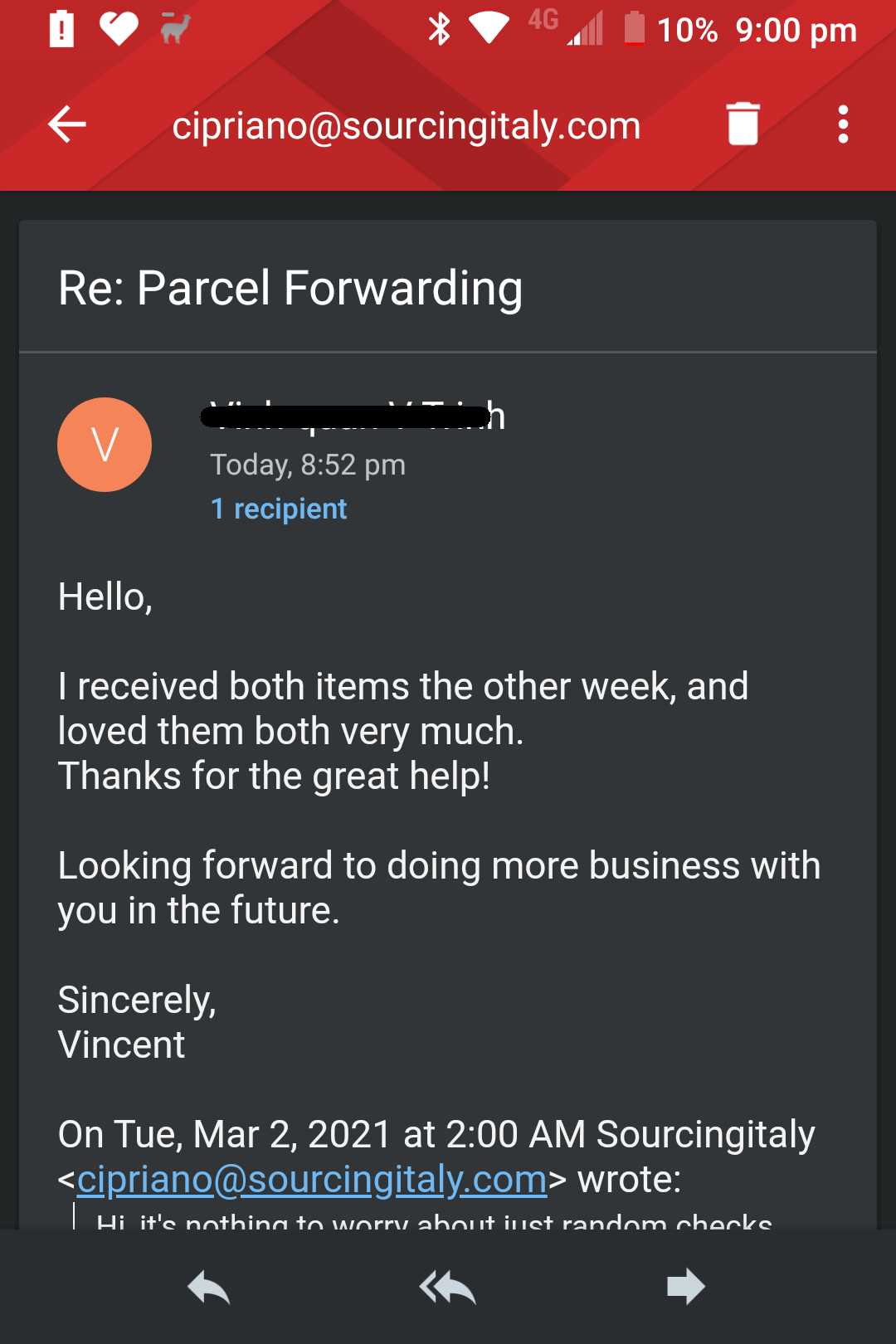 SourcingItaly Feedback Opinions Testimonials SourcingItaly Feedback Opinions Testimonials