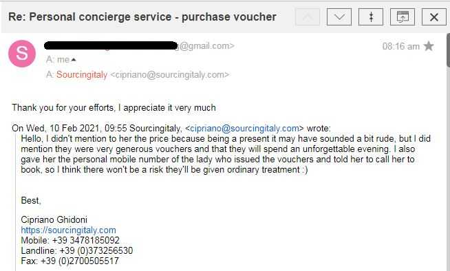 SourcingItaly Feedback Opinions Testimonials SourcingItaly Feedback Opinions Testimonials