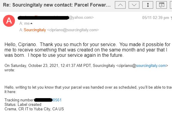 SourcingItaly Feedback Opinions Testimonials SourcingItaly Feedback Opinions Testimonials