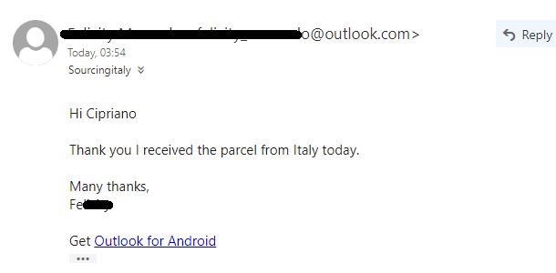 SourcingItaly Feedback Opinions Testimonials SourcingItaly Feedback Opinions Testimonials
