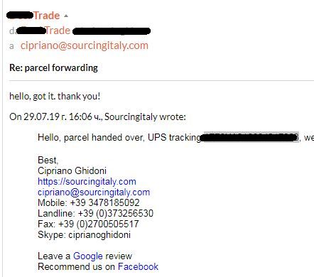 SourcingItaly Feedback Opinions Testimonials SourcingItaly Feedback Opinions Testimonials