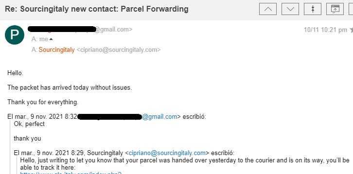 SourcingItaly Feedback Opinions Testimonials SourcingItaly Feedback Opinions Testimonials