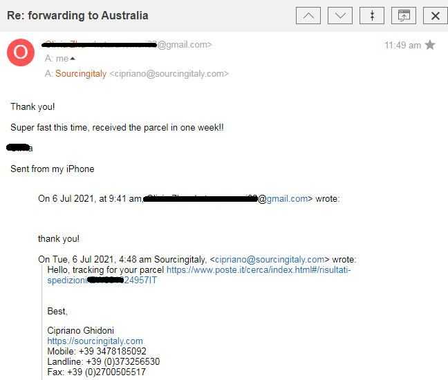 SourcingItaly Feedback Opinions Testimonials SourcingItaly Feedback Opinions Testimonials