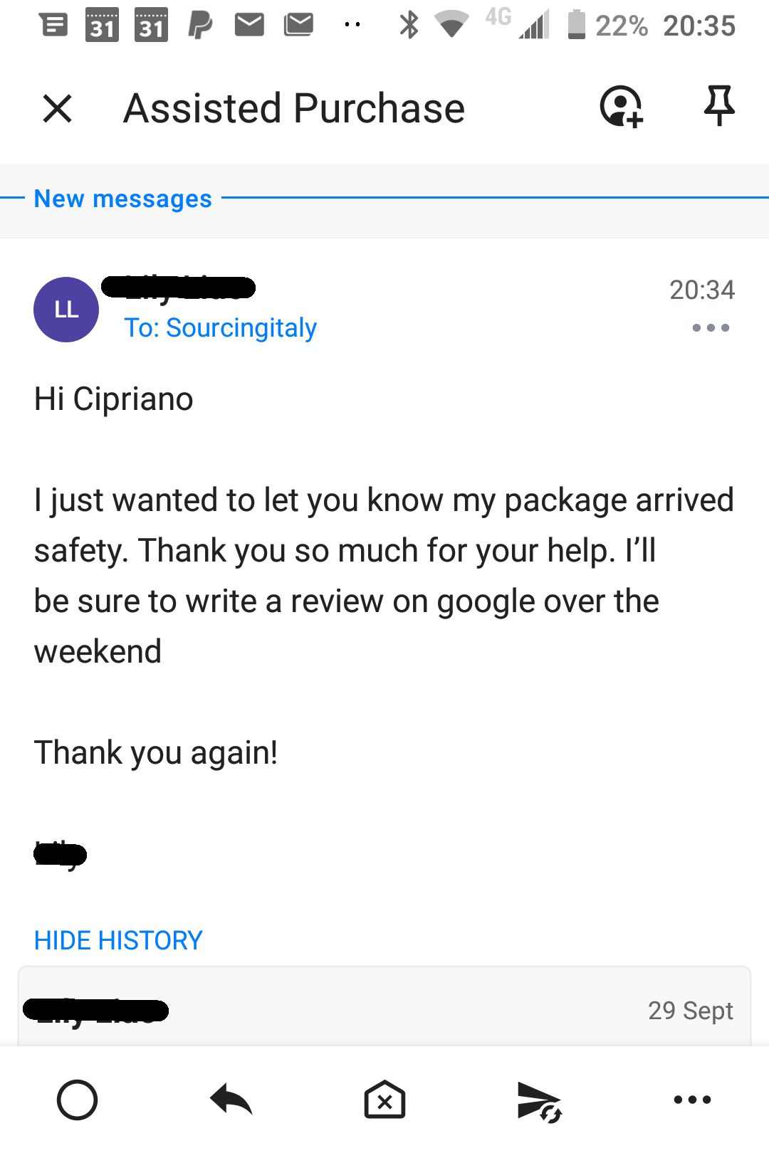 SourcingItaly Feedback Opinions Testimonials SourcingItaly Feedback Opinions Testimonials