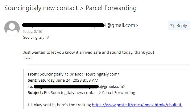 SourcingItaly Feedback Opinions Testimonials SourcingItaly Feedback Opinions Testimonials