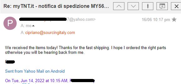 SourcingItaly Feedback Opinions Testimonials SourcingItaly Feedback Opinions Testimonials