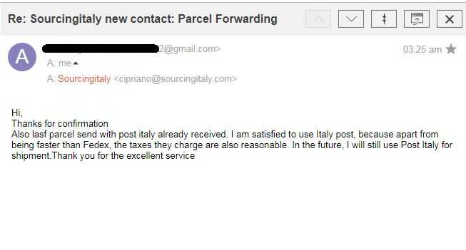 SourcingItaly Feedback Opinions Testimonials SourcingItaly Feedback Opinions Testimonials