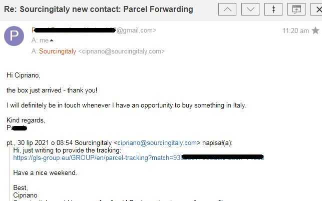 SourcingItaly Feedback Opinions Testimonials SourcingItaly Feedback Opinions Testimonials