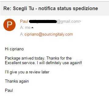 SourcingItaly Feedback Opinions Testimonials SourcingItaly Feedback Opinions Testimonials