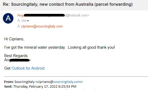 SourcingItaly Feedback Opinions Testimonials SourcingItaly Feedback Opinions Testimonials