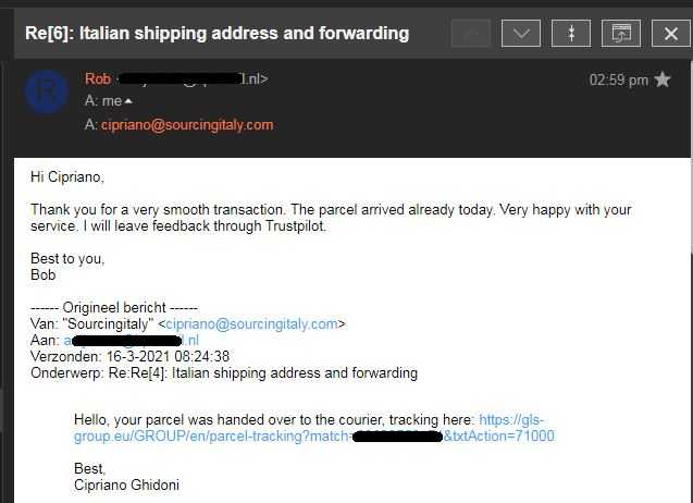 SourcingItaly Feedback Opinions Testimonials SourcingItaly Feedback Opinions Testimonials