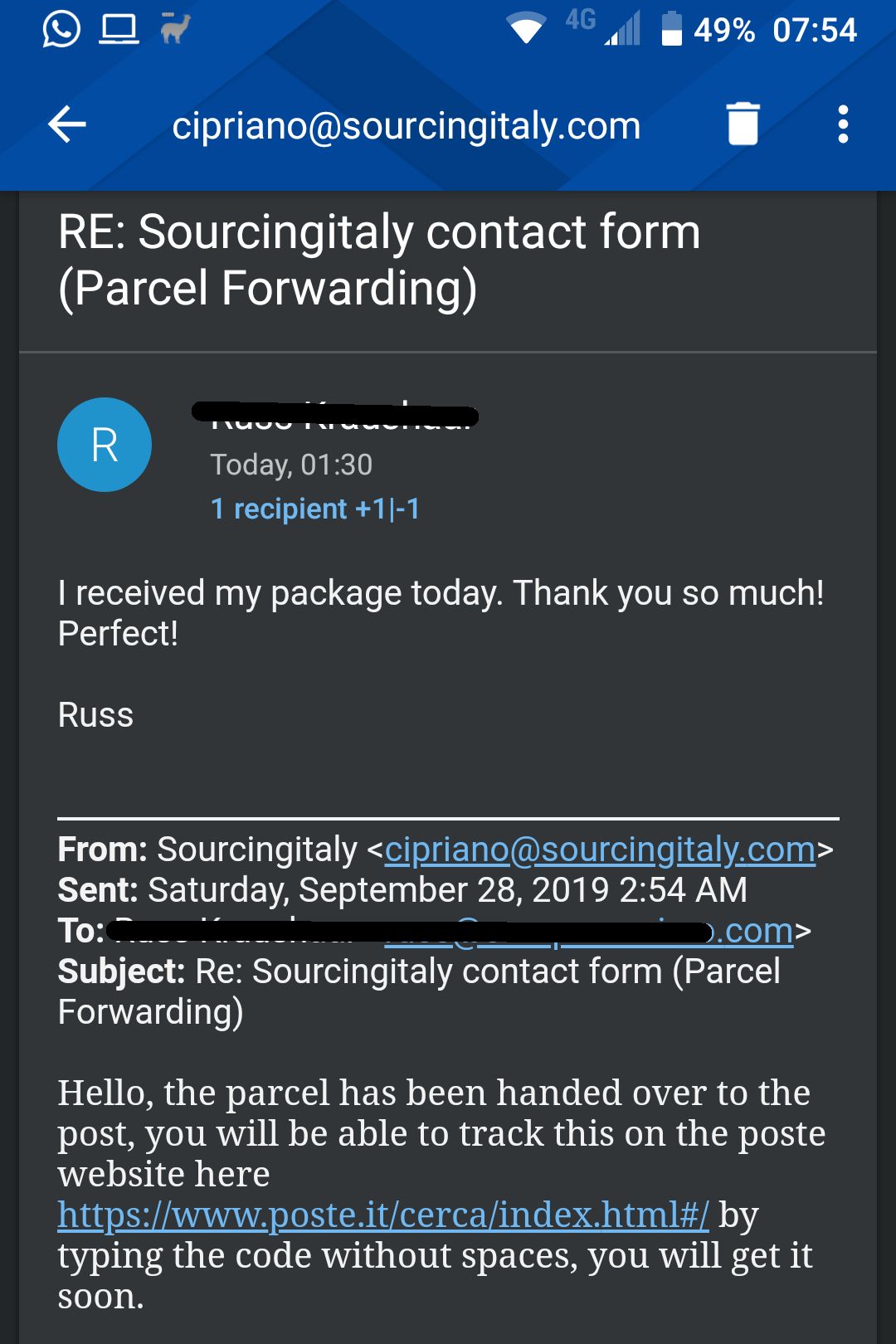SourcingItaly Feedback Opinions Testimonials SourcingItaly Feedback Opinions Testimonials