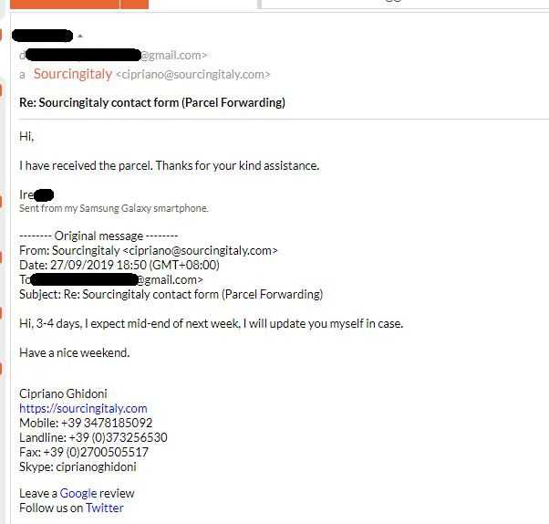 SourcingItaly Feedback Opinions Testimonials SourcingItaly Feedback Opinions Testimonials