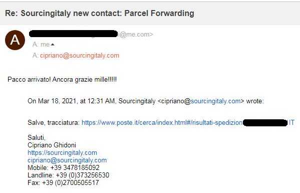 SourcingItaly Feedback Opinions Testimonials SourcingItaly Feedback Opinions Testimonials
