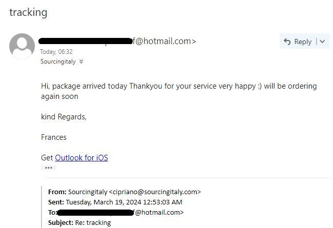 SourcingItaly Feedback Opinions Testimonials SourcingItaly Feedback Opinions Testimonials
