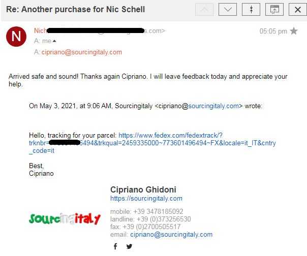 SourcingItaly Feedback Opinions Testimonials SourcingItaly Feedback Opinions Testimonials