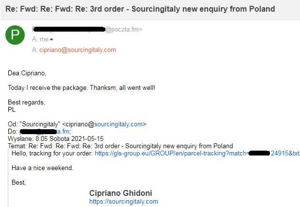 SourcingItaly Feedback Opinions Testimonials SourcingItaly Feedback Opinions Testimonials
