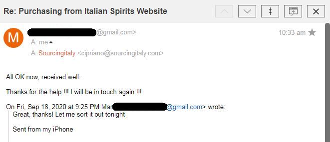 SourcingItaly Feedback Opinions Testimonials SourcingItaly Feedback Opinions Testimonials
