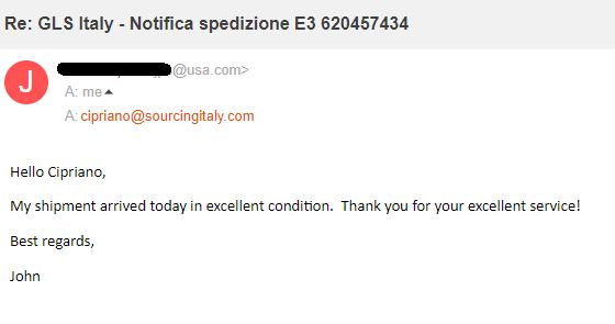 SourcingItaly Feedback Opinions Testimonials SourcingItaly Feedback Opinions Testimonials