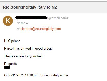 SourcingItaly Feedback Opinions Testimonials SourcingItaly Feedback Opinions Testimonials