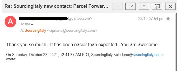 SourcingItaly Feedback Opinions Testimonials SourcingItaly Feedback Opinions Testimonials