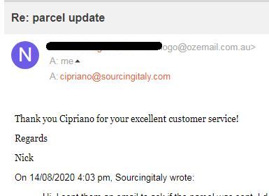 SourcingItaly Feedback Opinions Testimonials SourcingItaly Feedback Opinions Testimonials