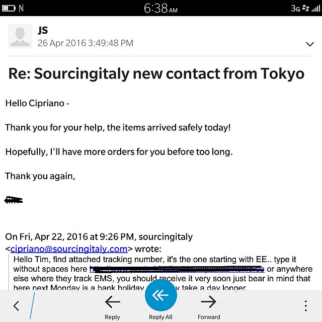 SourcingItaly Feedback Opinions Testimonials SourcingItaly Feedback Opinions Testimonials