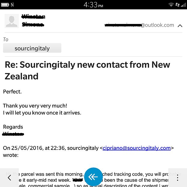 SourcingItaly Feedback Opinions Testimonials SourcingItaly Feedback Opinions Testimonials