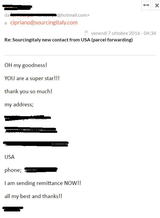 SourcingItaly Feedback Opinions Testimonials SourcingItaly Feedback Opinions Testimonials