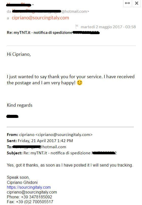 SourcingItaly Feedback Opinions Testimonials SourcingItaly Feedback Opinions Testimonials