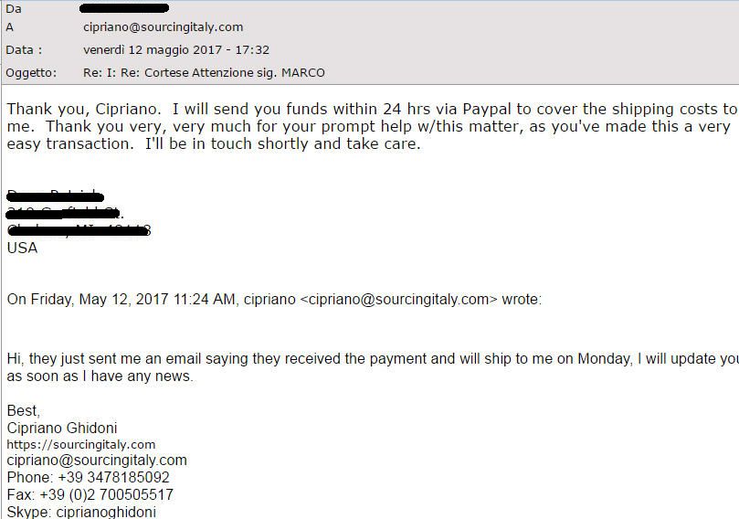 SourcingItaly Feedback Opinions Testimonials SourcingItaly Feedback Opinions Testimonials