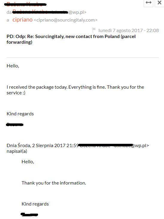 SourcingItaly Feedback Opinions Testimonials SourcingItaly Feedback Opinions Testimonials