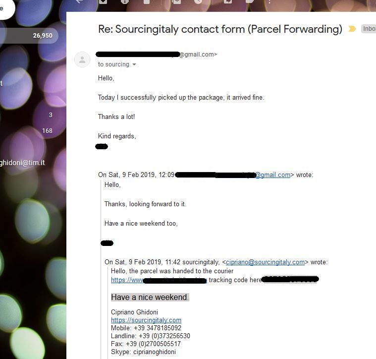 SourcingItaly Feedback Opinions Testimonials SourcingItaly Feedback Opinions Testimonials